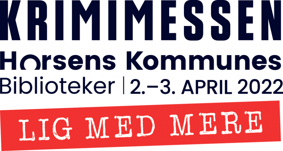 Krimimessen Horsens logo + datoerne 2-3/4
